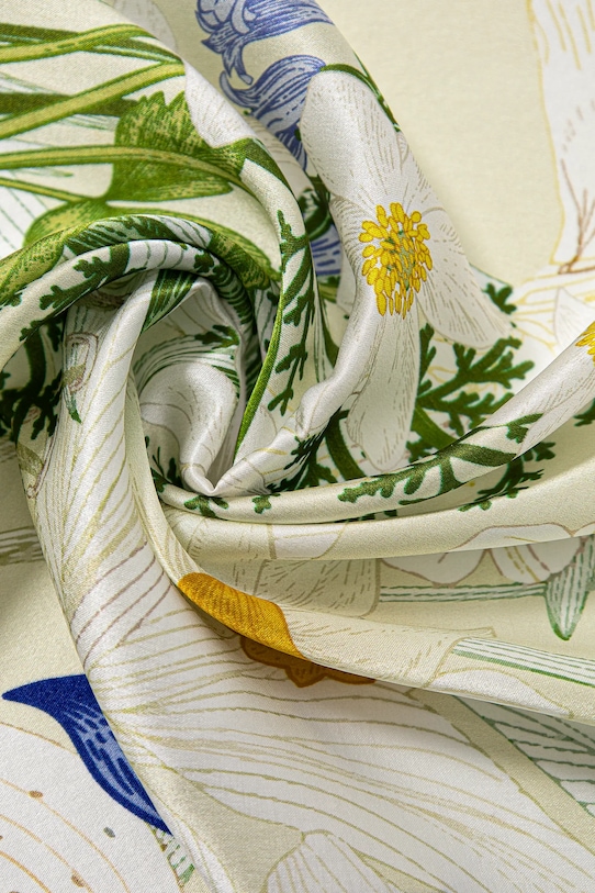 Dodaci Svilena marama Answear.LAB 1291.CMS zelena