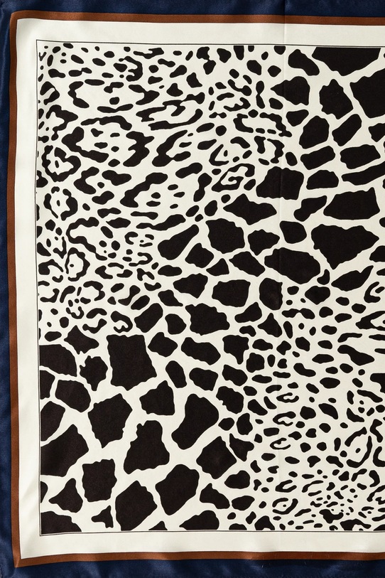 Answear Lab apaszka jedwabna 1293.CMS niebieski WW25