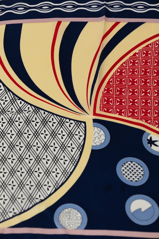 Answear.LAB apaszka jedwabna 1294.CMS niebieski WW25