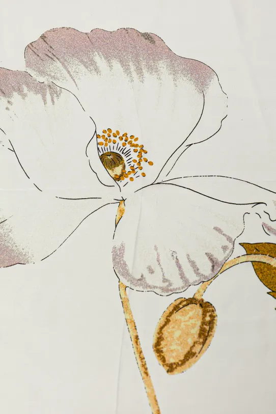 Doplňky Hedvábný šátek Answear.LAB 50x50d.fos bílá