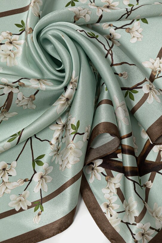 Accesorii Answear Lab esarfa de matase 1362.cjk albastru