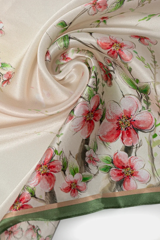 Akcesoria Answear.LAB apaszka jedwabna 1365.cjk zielony