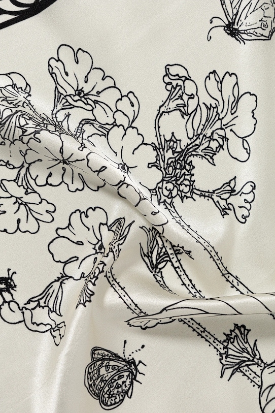 Accessori Answear.LAB scialle in seta 1368.cjk bianco