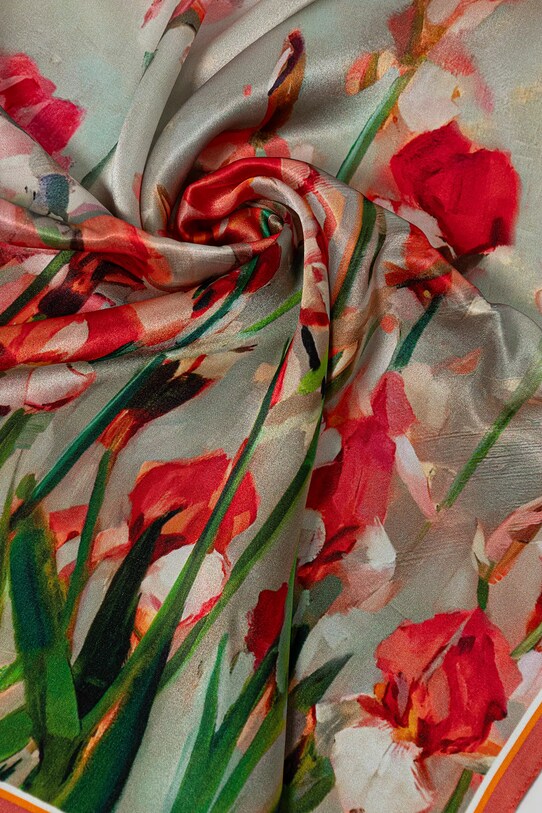 Kiegészítők Answear.LAB selyem kendő 1372.cjk piros