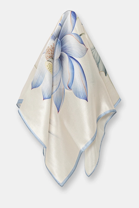 Answear Lab esarfa de matase matase bej 50.50a.fh