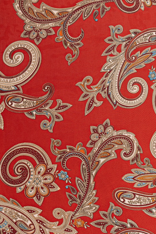 Answear Lab eșarfă cu mătase ED.YF.624.iak rosu WW25