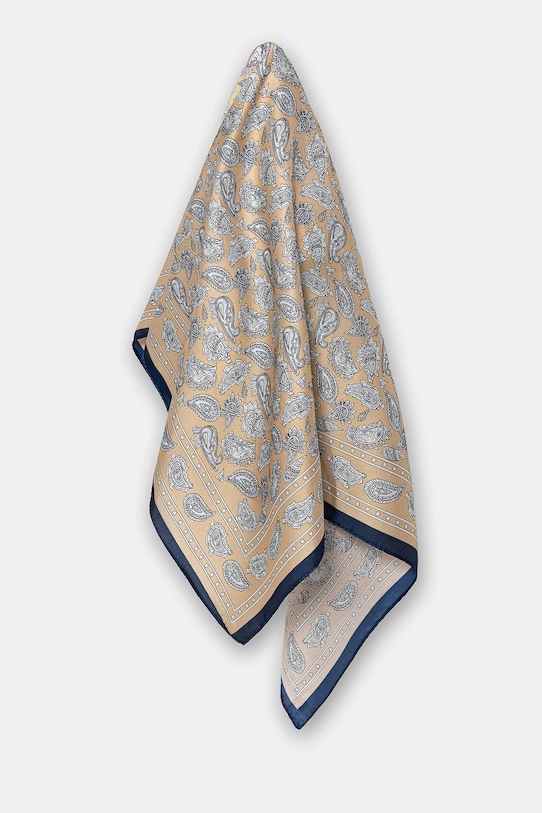 Šatka s hodvábom Answear.LAB látka žltá ED.YF.531.iak