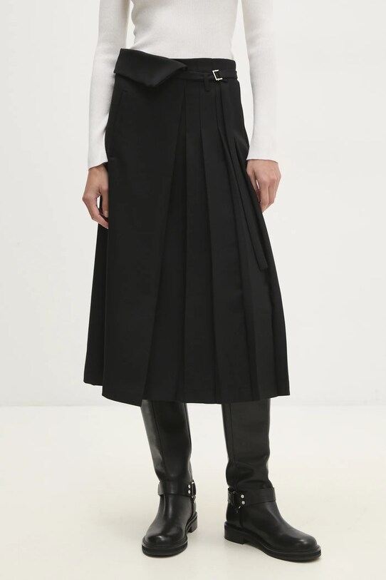 Answear Lab fustă uni negru b962cf.ims