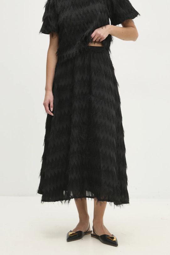 Answear Lab fustă 23167aj.ios negru WW25