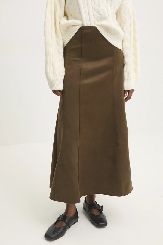 Спідниця Answear.LAB casual зелений sng.51.tos