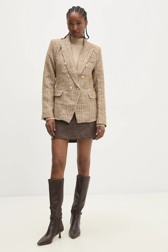 Answear.LAB spódnica ASD93121.hms brązowy WW25