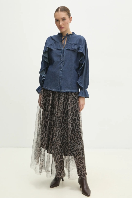 Answear.LAB spódnica 25109.hos beżowy WW25