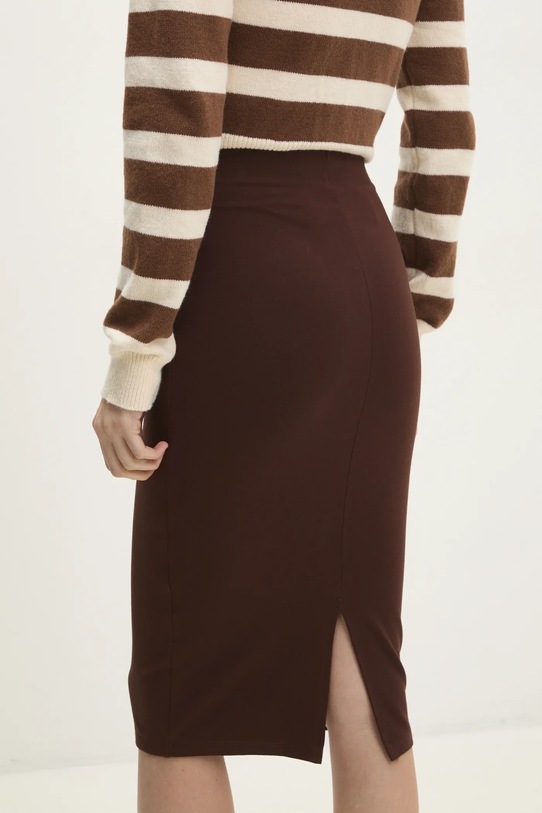 Odzież Answear.LAB spódnica vd10552.a.16.fms brązowy