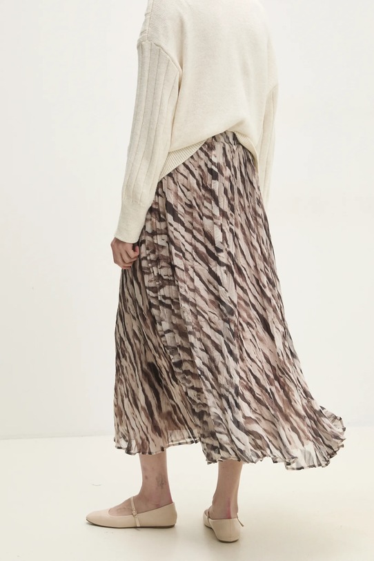 Odzież Answear.LAB spódnica 3245.tms brązowy