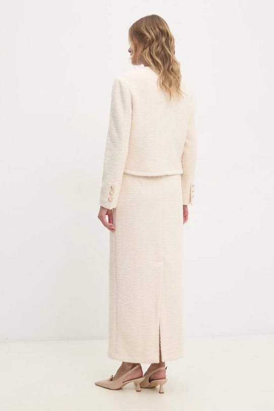 Odzież Answear.LAB spódnica esk065.ILK beżowy