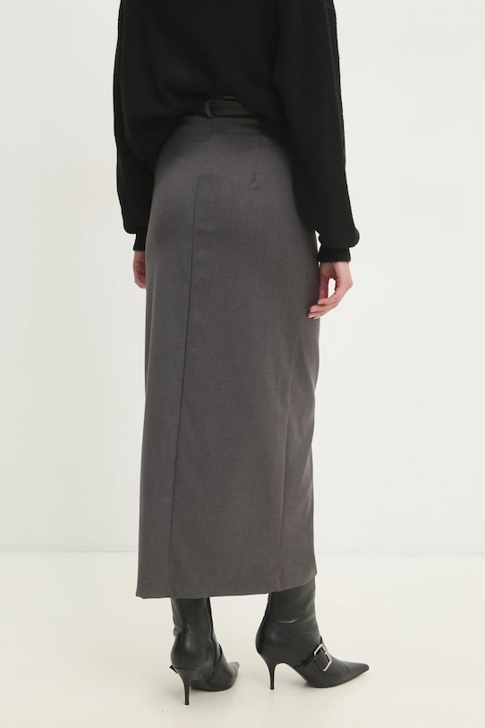 Odzież Answear.LAB spódnica esk022.ILK szary