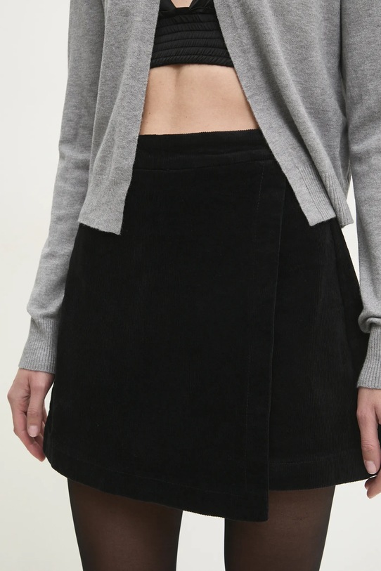 Suknja-hlače od samta Answear.LAB crna H2258N.hms