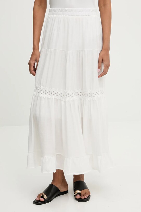 Answear Lab spódnica casual biały QED3605.ums