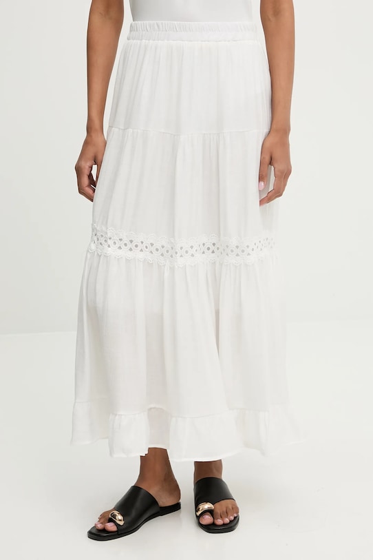 Answear.LAB spódnica casual biały QED3605.ums