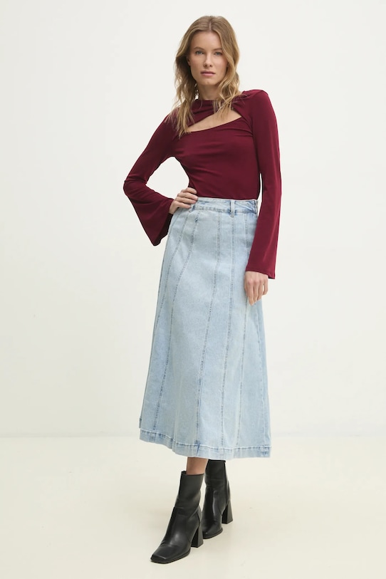 Джинсовая юбка Answear.LAB 9069.flk голубой WW25