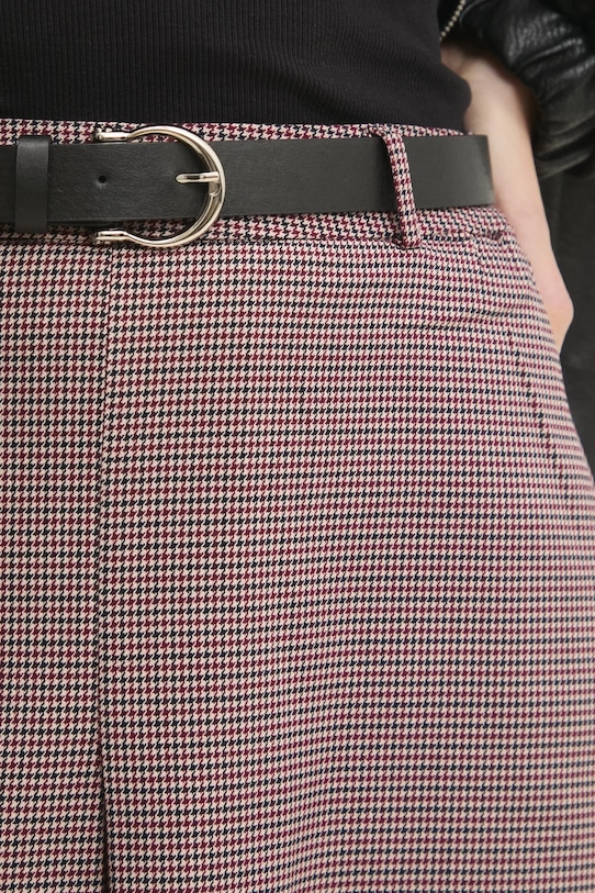 Answear Lab fustă din bumbac rosu 4497.tos