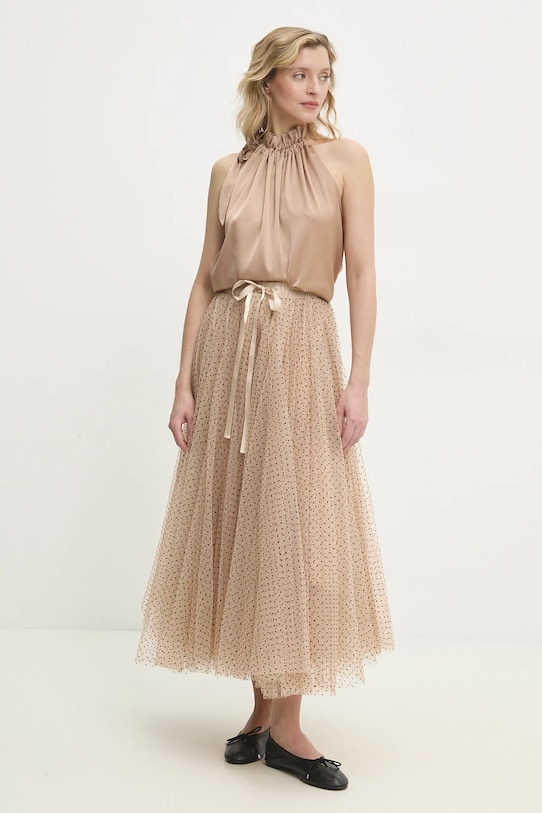 Answear.LAB spódnica ck08077.3.fms beżowy WW25