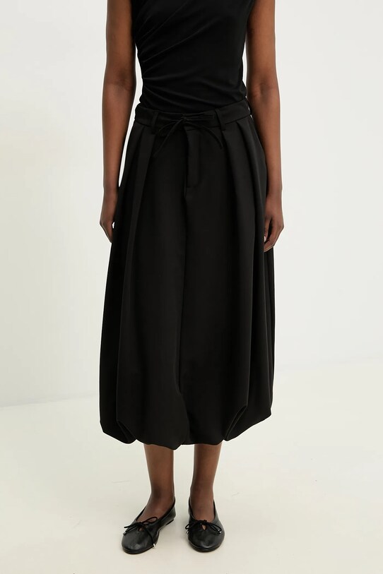 Answear Lab fustă uni negru LD2212.hos
