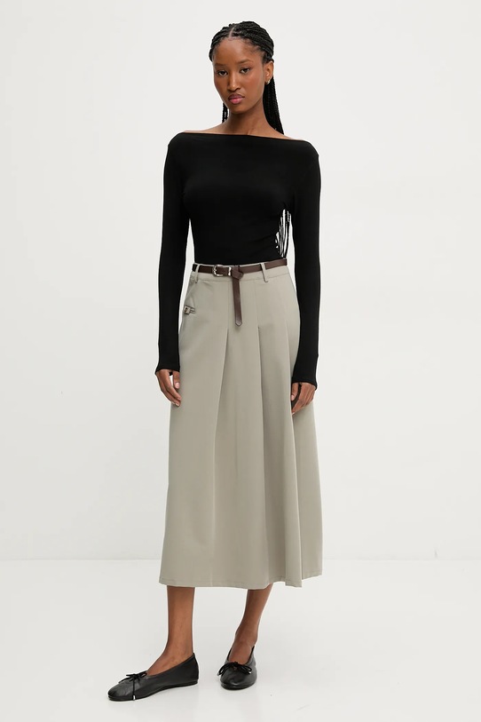 Answear Lab fustă 5027.IKK verde WW25