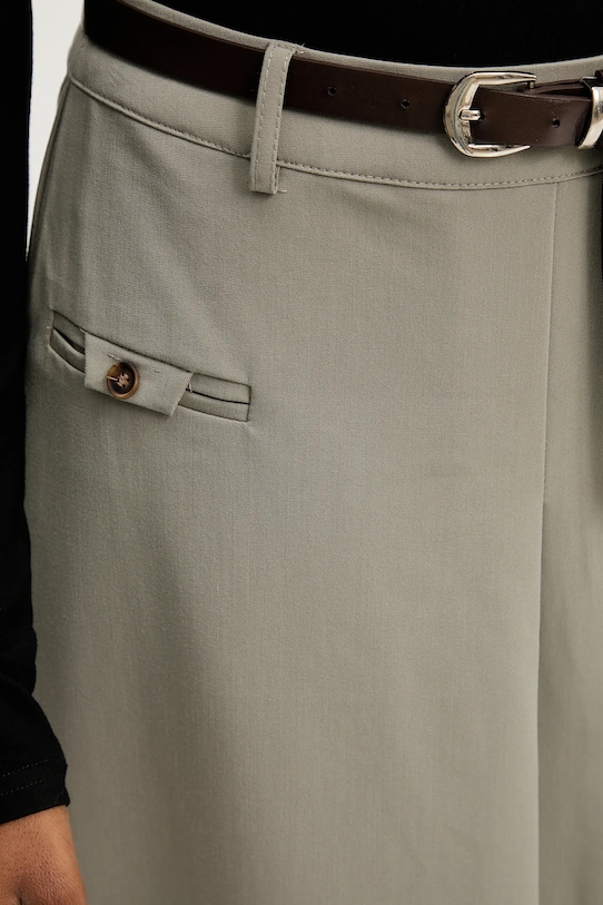 Answear Lab fustă verde 5027.IKK