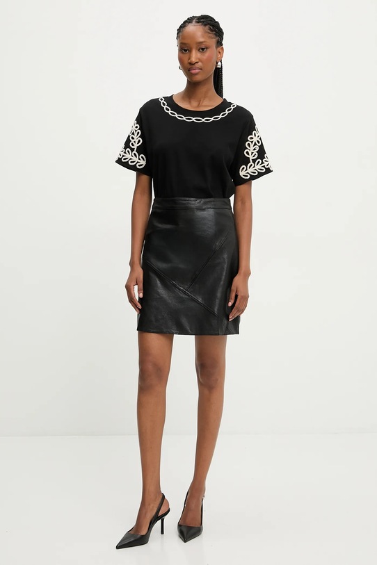 Answear Lab fustă 4148.IKK negru WW25