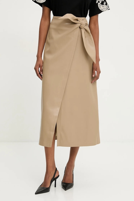 Answear.LAB spódnica casual beżowy B9123KC.flk