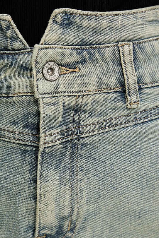 Джинсова спідниця Answear.LAB блакитний HM6668.fos