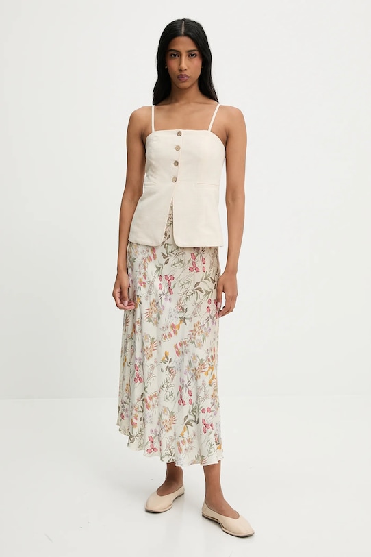 Answear.LAB spódnica 3868.ilk beżowy WW25