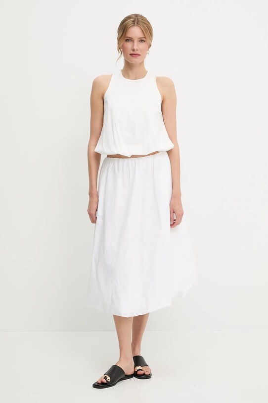 Answear.LAB spódnica bawełniana 1691.HWK biały WW25