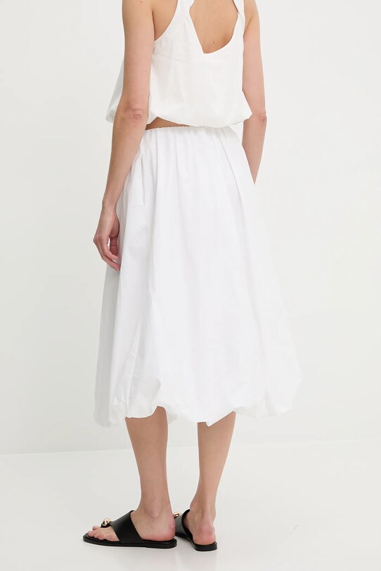 Odzież Answear.LAB spódnica bawełniana 1691.HWK biały