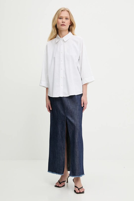 Answear Lab fustă din denim 93181.iak bleumarin WW25