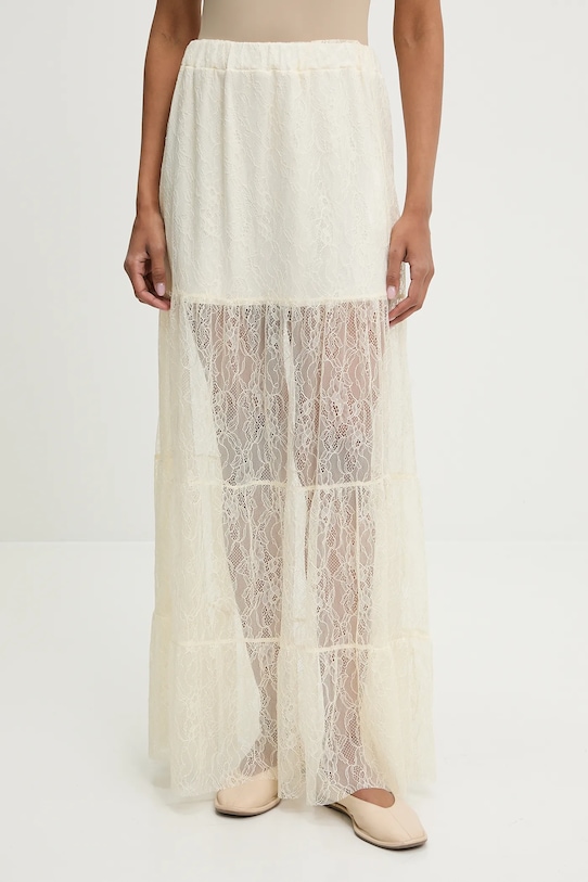 Юбка Answear.LAB casual бежевый 93211.iak