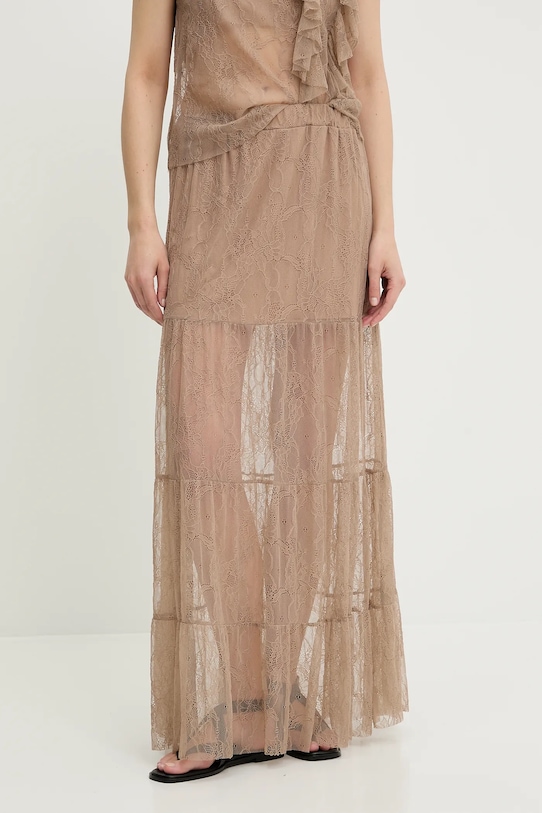 Юбка Answear.LAB casual коричневый 93211.iak