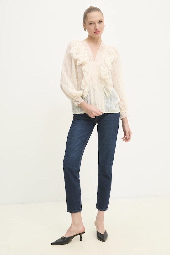 Kavbojke Answear.LAB 9459.tos mornarsko modra WW25