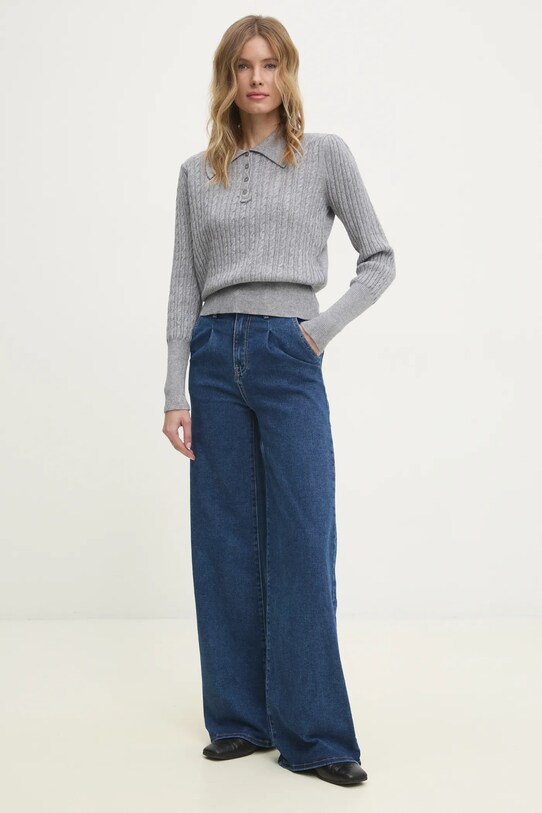 Answear Lab jeansy rd2758.flk granatowy WW25
