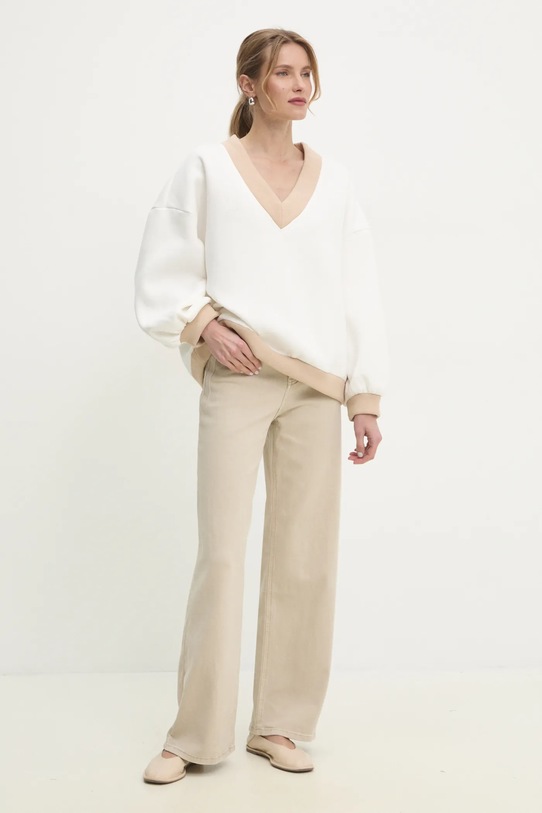 Džíny Answear.LAB hm6166.3.flk béžová WW25