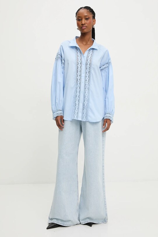 Answear.LAB jeansy bawełniane sng.132.tos niebieski WW25