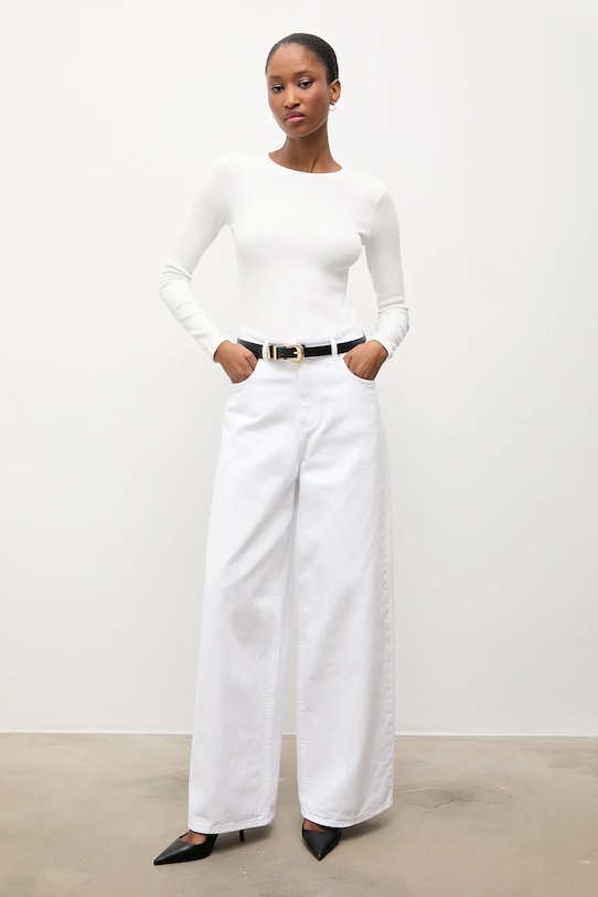 Дънки Answear.LAB 943910.tos бял WW25