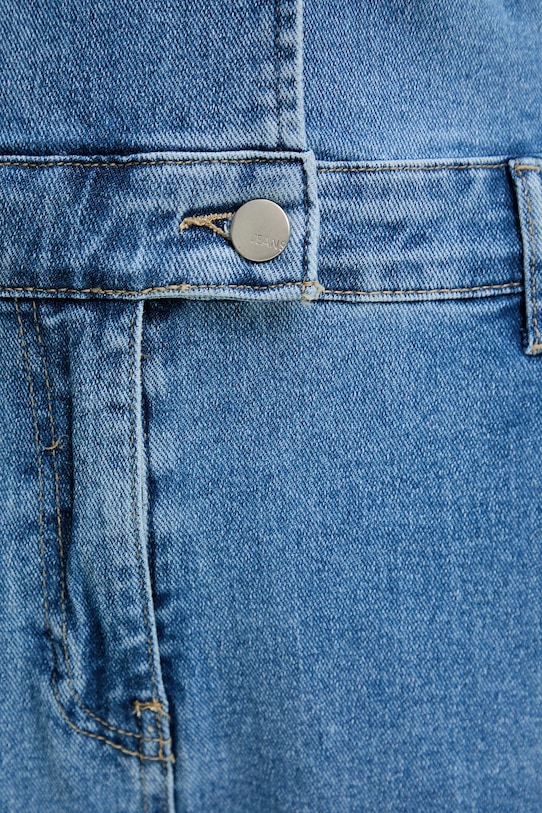 Answear Lab salopeta jeans RD2688.hos albastru