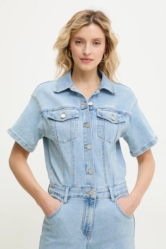Answear.LAB kombinezon jeansowy niebieski RD2381.hos