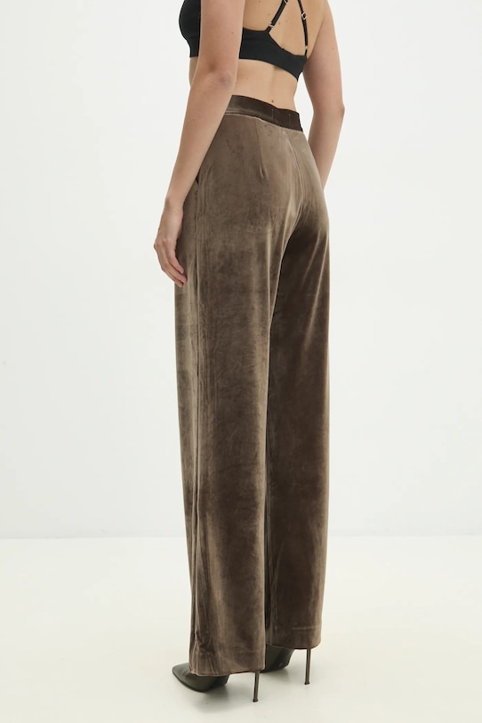 Îmbrăcăminte Answear Lab pantaloni de catifea p2228.ios bej