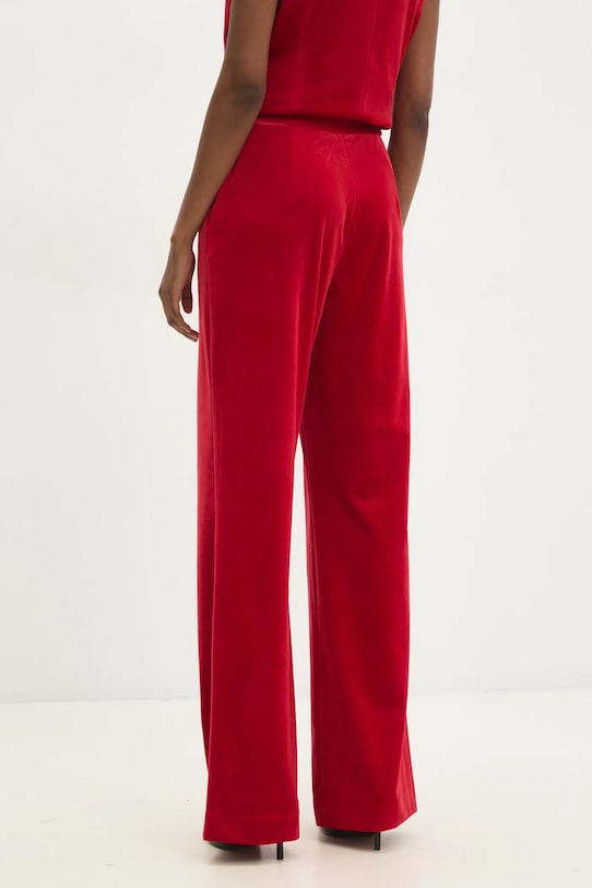 Odzież Answear.LAB spodnie welurowe p2228.FLK czerwony