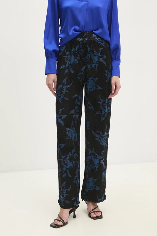 Answear Lab pantaloni drept negru 7244a.tms