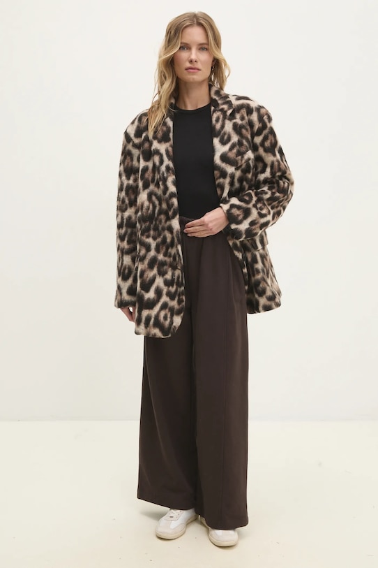 Answear.LAB spodnie dresowe LD1906.HWK brązowy WW25