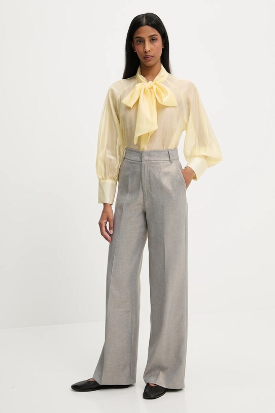 Answear.LAB spodnie VS12765PA.ims srebrny WW25